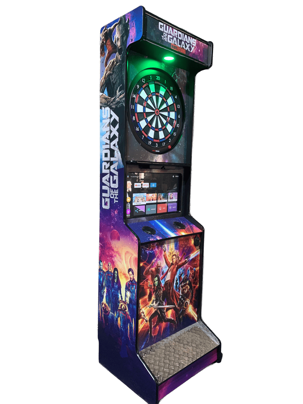 Dartcab personnalisé borne fléchette électronique design arcade