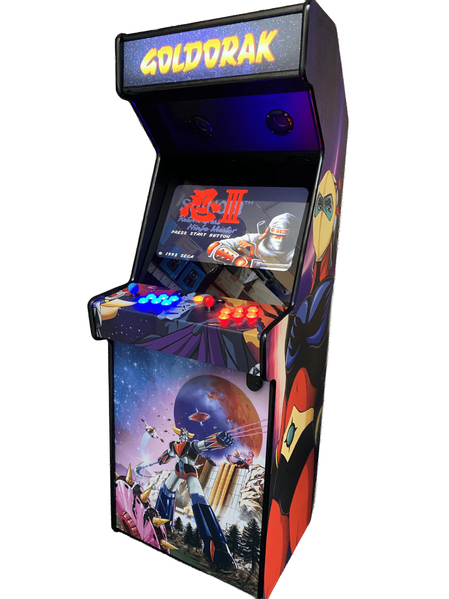 borne arcade personnalisée thème cinéma pop culture